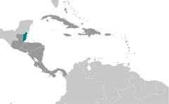 Belize locator map