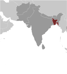 Bangladesh locator map