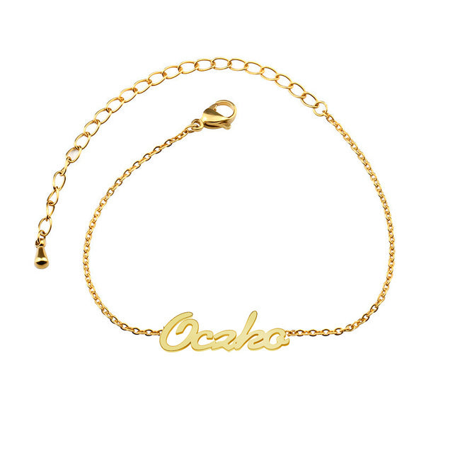 gold colour anklets