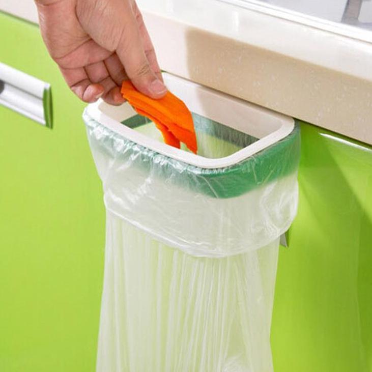 Cupboard Trash Bag Holder Guy S Kitchen Hacks