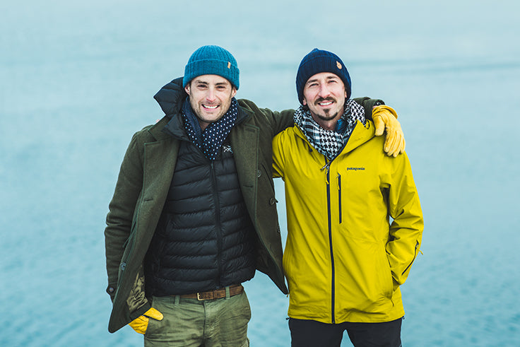Ned CBD Founders Ret and Adriaan in Iceland