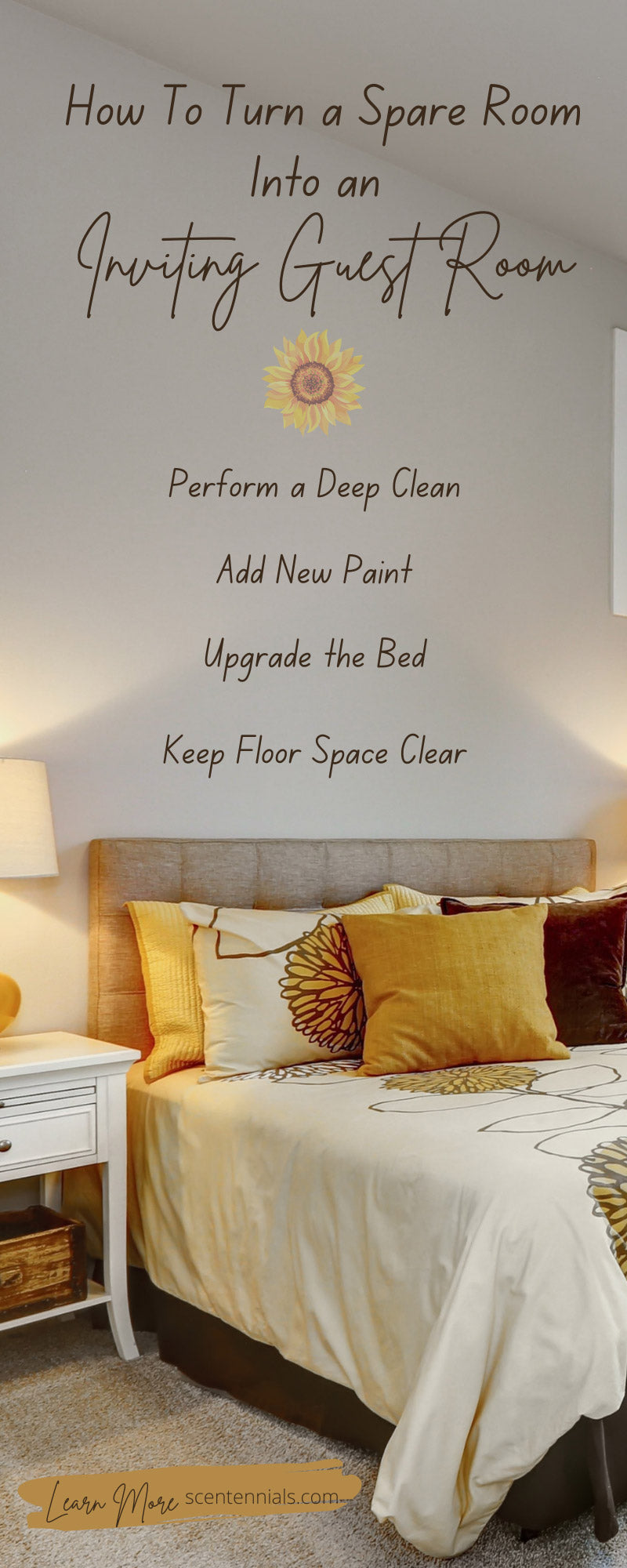 How To Turn a Spare Room Into an Inviting Guest Room