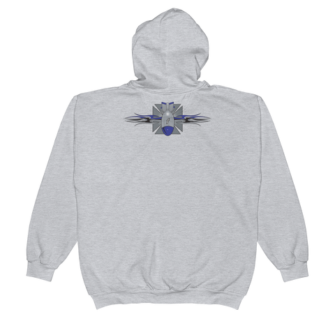 Unisex matthewstyer Maltese Cross Zip Hoodie