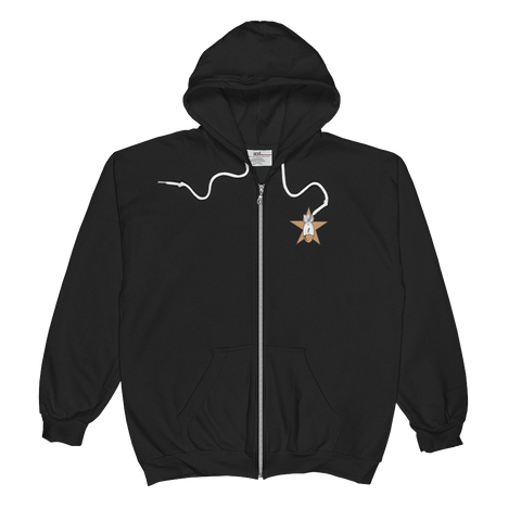 Unisex matthewstyer Brown Zip Hoodie