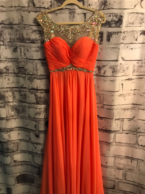 CORAL LONG EVENING GOWN – Savvy Seconds Boutique