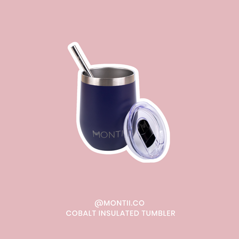 montiico insulated tumbler cobalt