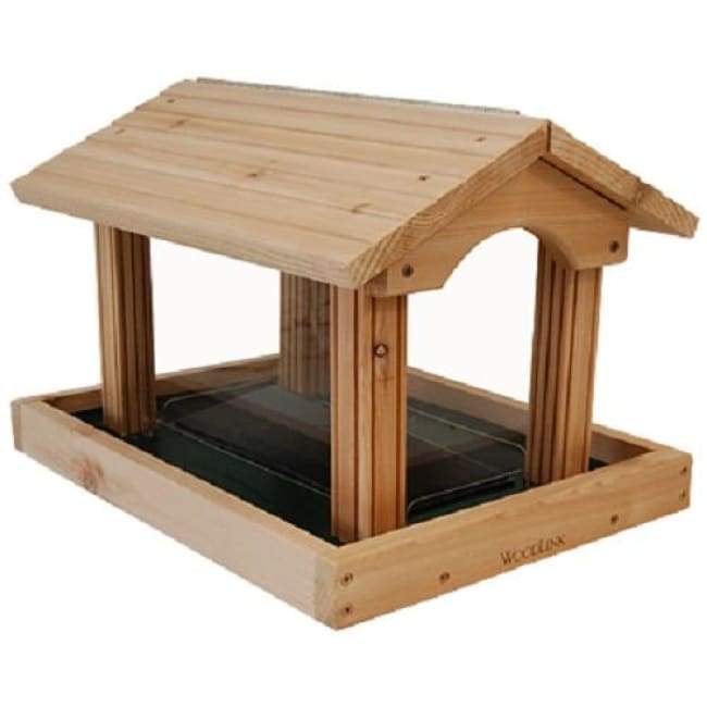 Cedar Platform Bird Feeder