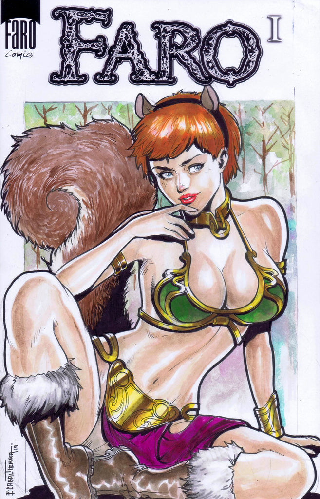 Squirrel Girl in the Slave Leia Steel Bikini