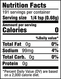 Nutrition Info