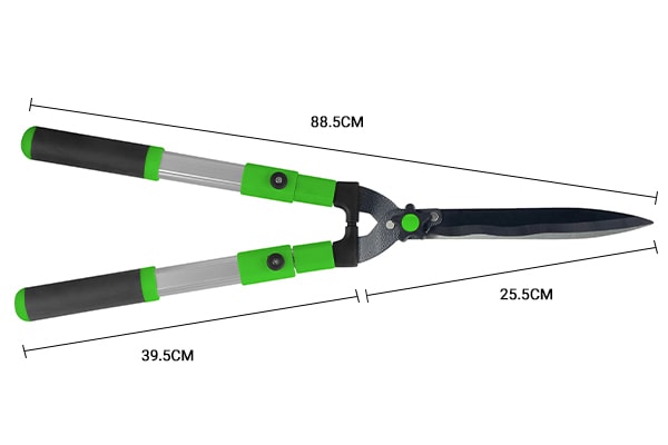 The dimension of ECOgardener Hedge Shears