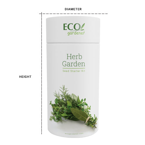 The dimension of ECOgardener herb kit