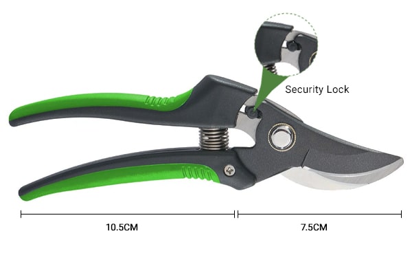 The dimension for ECOgardener ECOgardener 8 inch Pruning Shears