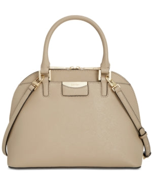 beige designer handbag