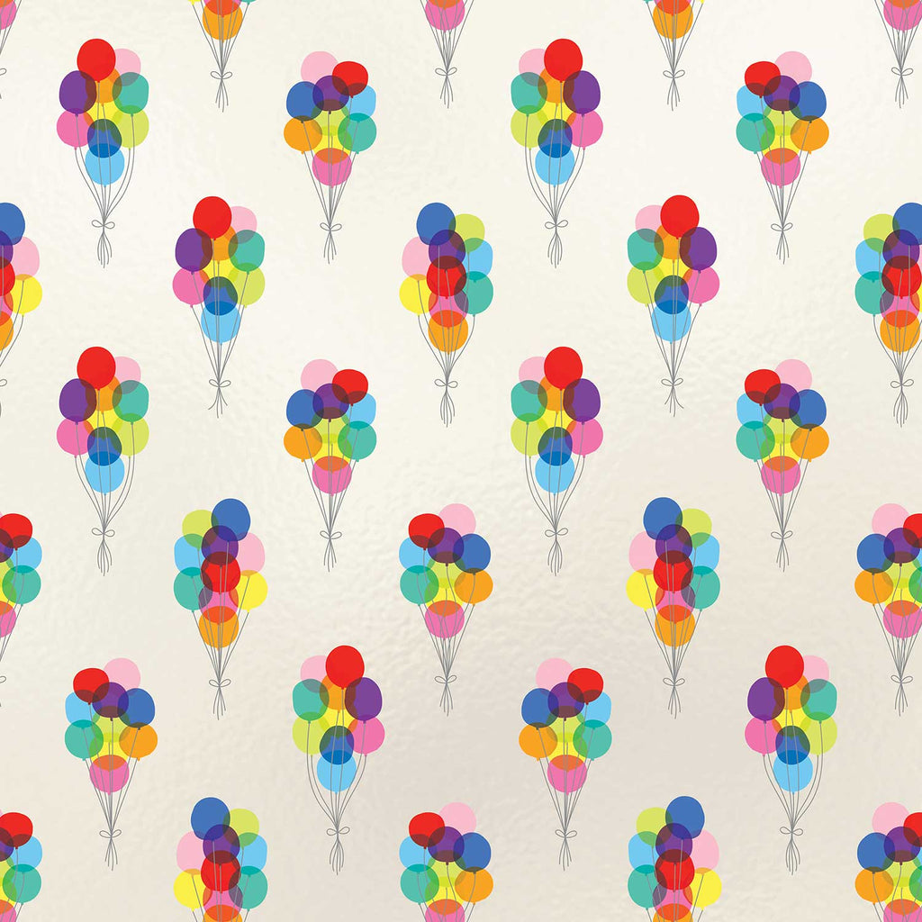 Birthday Balloons Wrapping Paper – Lionheart Prints