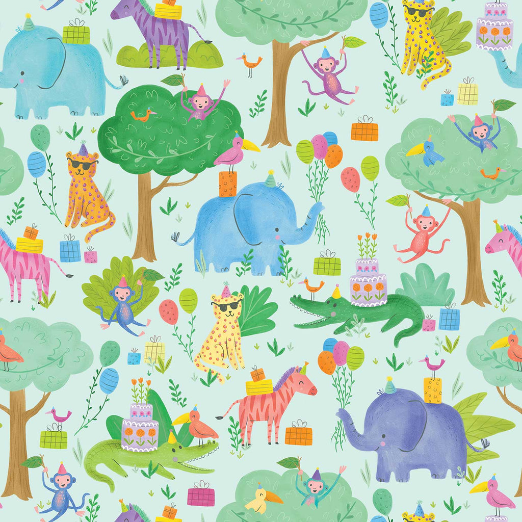 Jungle Animals Baby Gift Wrap – Present Paper