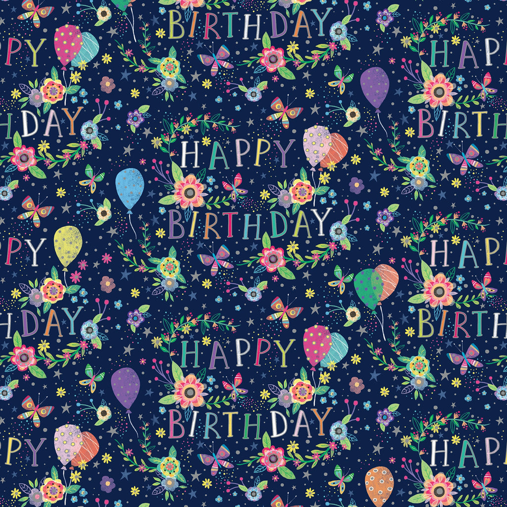 Black Birthday Hats Jumbo Gift Wrap Roll - 23 Inches x 35 Feet (67 Square  Feet Total), Peek-Proof Wrapping Paper, for Birthday Party, Graduations and  More 