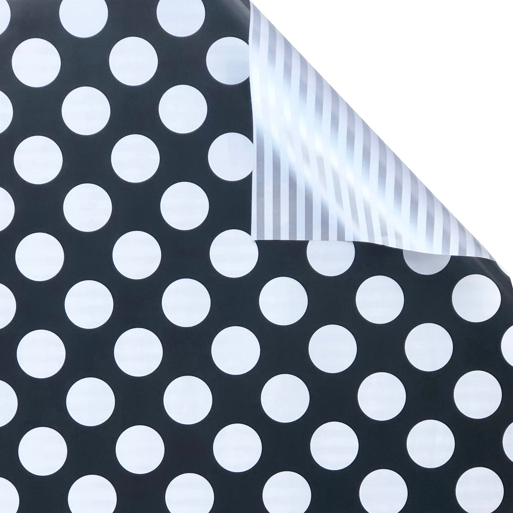 Black Scatter Dot Wrapping Paper