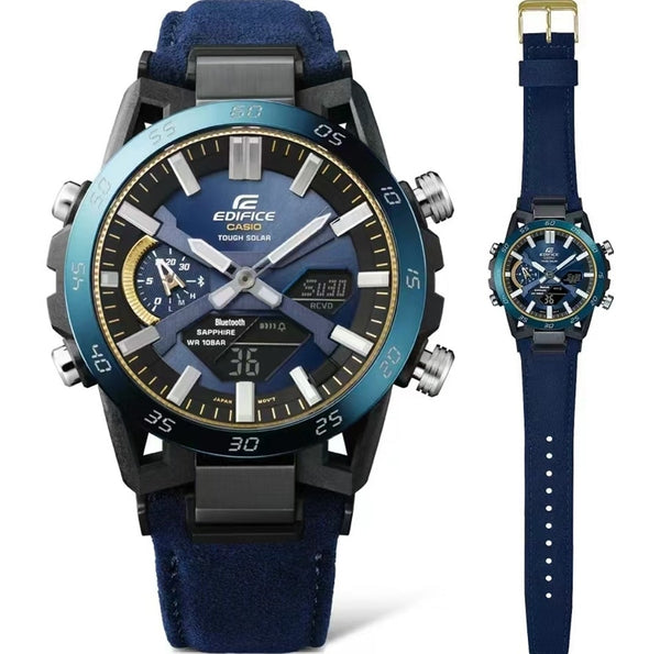 Get ready for Casio's 50th anniversary celebration in 2024 with the exciting blue accent series. The choice of blue reflects Casio's commitment to innovation and its progressive mindset. Stay tuned to WatchOutz.com for the latest updates and leaks on Casio's 50th anniversary series. WatchOutz.com Edifice ECB-2000SS-2A