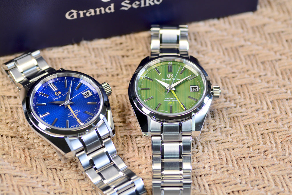 pie Spectacle udluftning The Grand Seiko GMT Peacock SBGJ261 and the Grand Seiko Green Bamboo S –  WATCH OUTZ
