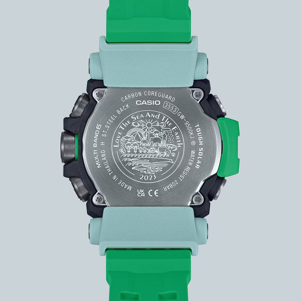 Dive into Environmental Conservation with the GW-9500KJ-3JR "Love The Sea And The Earth." MASTER OF G - LAND MUDMAN WatchOutz.com