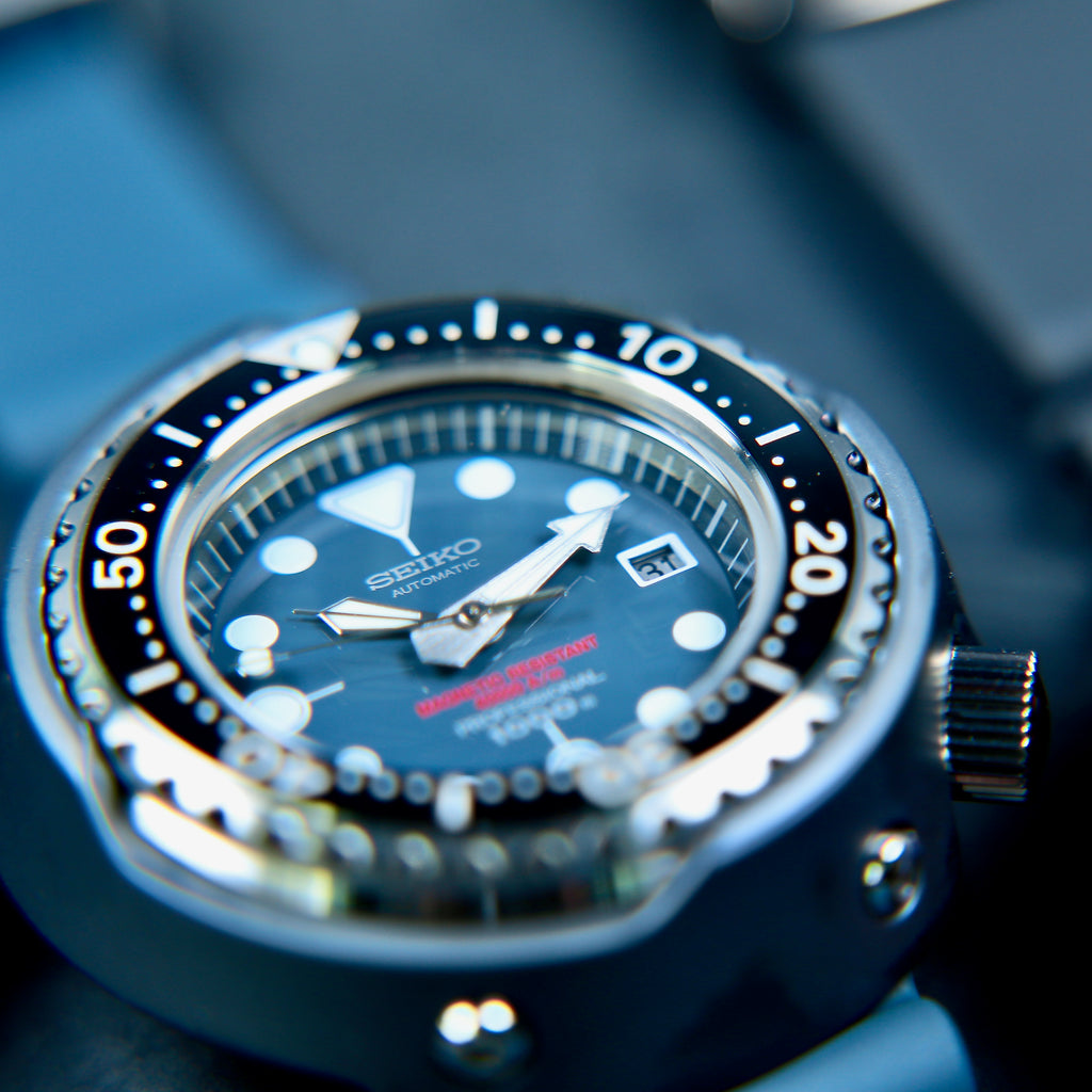 Seiko Prospex Automatic Professional 1000M Diver 55th Anniversary Tuna SBDX035 www.watchoutz.com