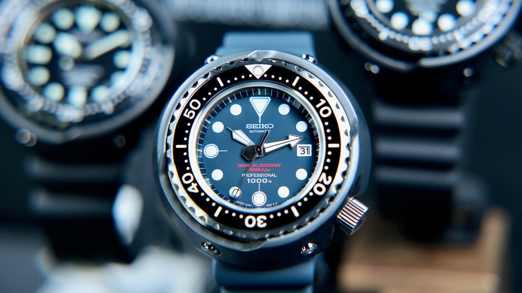 Seiko Prospex Automatic Professional 1000M Diver 55th Anniversary Tuna SBDX035 www.watchoutz.com