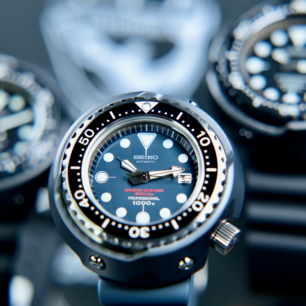 Seiko Prospex Automatic Professional 1000M Diver 55th Anniversary Tuna SBDX035 www.watchoutz.com