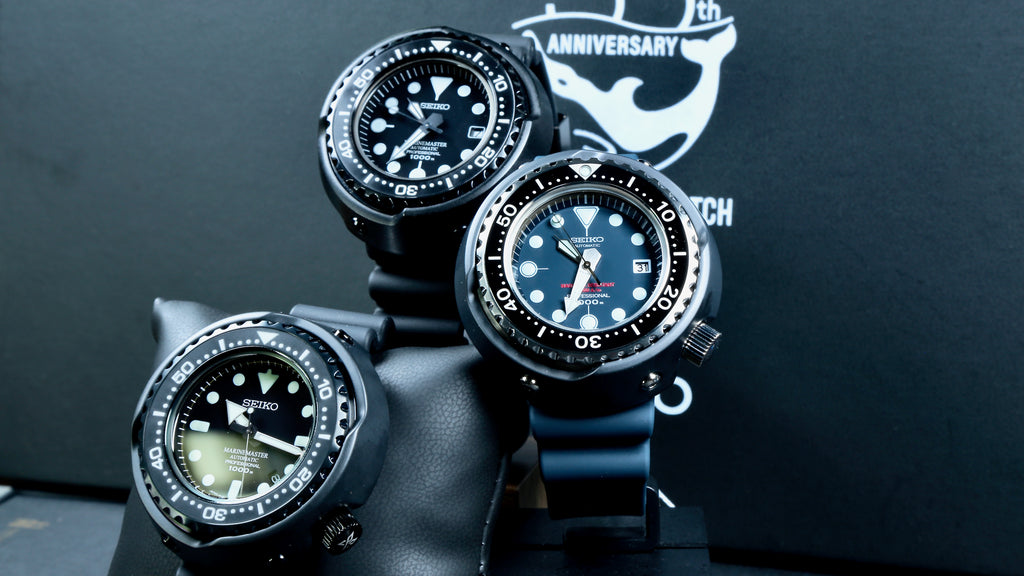 Seiko Prospex Automatic Professional 1000M Diver 55th Anniversary Tuna SBDX035 www.watchoutz.com