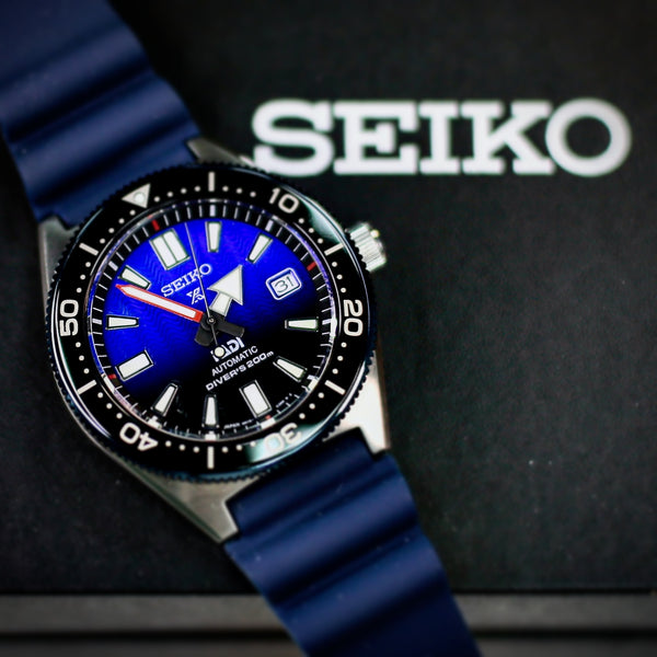 Seiko Prospex X Padi Automatic 200M Diver 62MAS Style Special Edition Blue-Wave SPB071 SBDC055 SPB071J1 www.watchoutz.com
