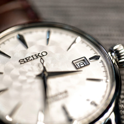 SEIKO PRESAGE AUTOMATIC COCKTAIL SAKURA FUBUKI SRPC03J1 watchoutz.com