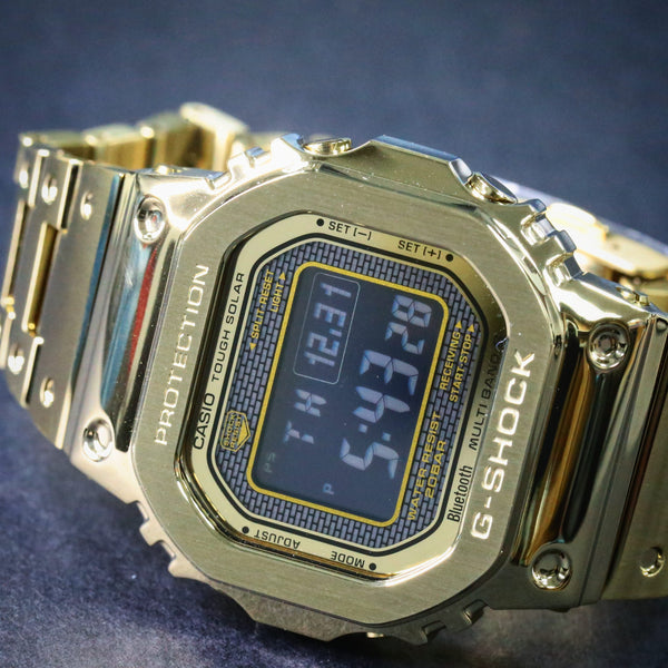 Casio G-Shock Full Metal Square Face Gold GMW-B5000GD-9 GMWB5000GD-9 www.watchoutz.com