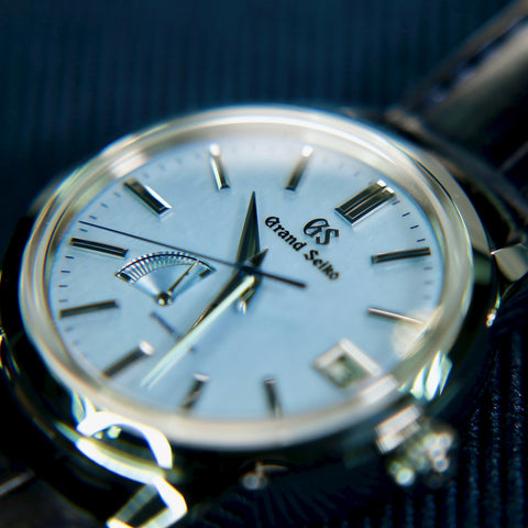 Grand Seiko Elegance Collection Spring Drive Snowflake Blue Dial SBGA407G www.watchoutz.com