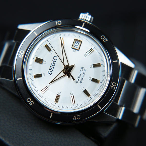 Seiko Presage 2021 Style60's Series Automatic White Dial SRPG03J1 www.watchoutz.com