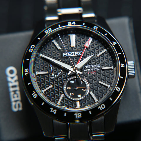 Seiko Presage Sharp Edge Series Automatic GMT SPB221J1 SARF005 – WATCH OUTZ