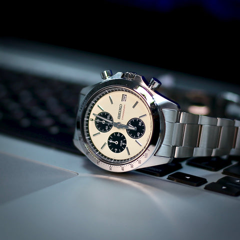 SEIKO X NANO UNIVERSE Japan Exclusive Daytona Panda SZSJ006 www.watchoutz.com