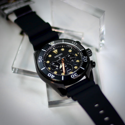 Seiko Prospex Solar Chronograph Diver Black Series Limited SBDL065 – WATCH  OUTZ