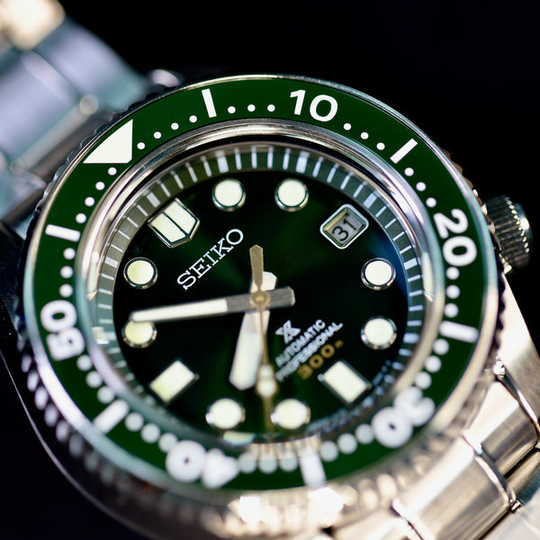 Seiko Prospex Marine Master Professional 300M Diver Green Limited Edition SBDX021 / SLA019 www.watchoutz.com