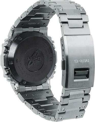 Casio G-Shock MR-G MRG-B5000 Series Super Titanium Solar Multi-Band-6 Silver MRG-B5000D-1 www.watchoutz