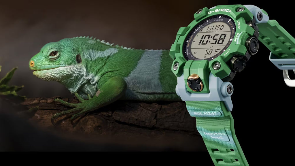 Dive into Environmental Conservation with the GW-9500KJ-3JR "Love The Sea And The Earth." MASTER OF G - LAND MUDMAN WatchOutz.com