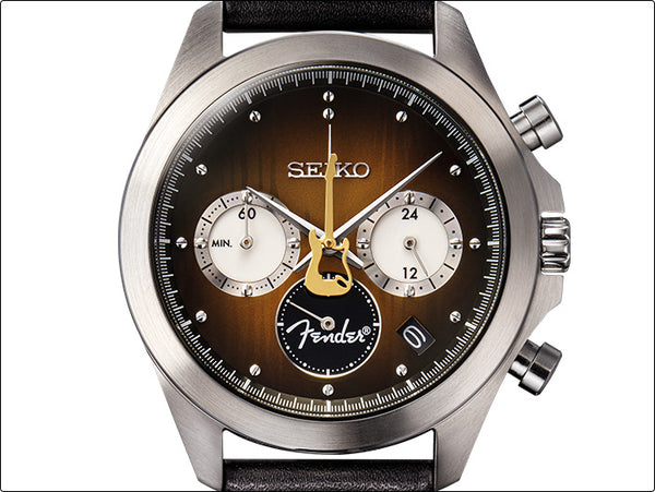 Pre-Order the Seiko Chronograph x Fender 70th Anniversary 1954 Limited Edition WatchOutz.com