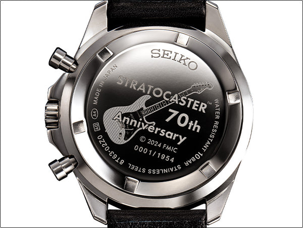Pre-Order the Seiko Chronograph x Fender 70th Anniversary 1954 Limited Edition WatchOutz.com