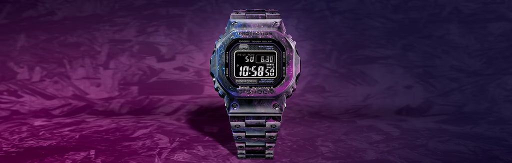 G-SHOCK 40th Anniversary Model GCW-B5000UN series - A Square Marvel of Carbon Material WatchOutz.com