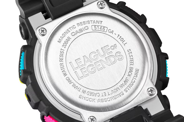 G-SHOCK x League of Legends: A Legendary Collaboration Unveiled GA-110LL-1AJR and GM-B2100LL-1AJR WatchOutz.com