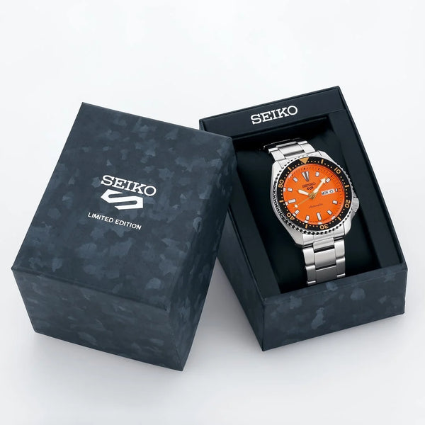 Seiko 5 Sports SBSA265: A Limited Edition TiCTAC Model Inspired by the SKX "Orange Boy" WatchOutz.com