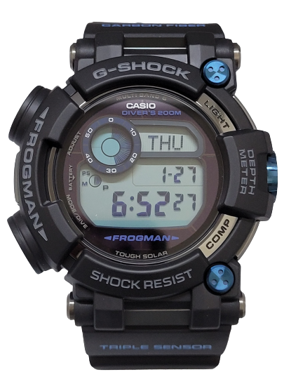 Casio G-Shock Frogman Multi Band 6 Solar Blue GWF-D1000B-1