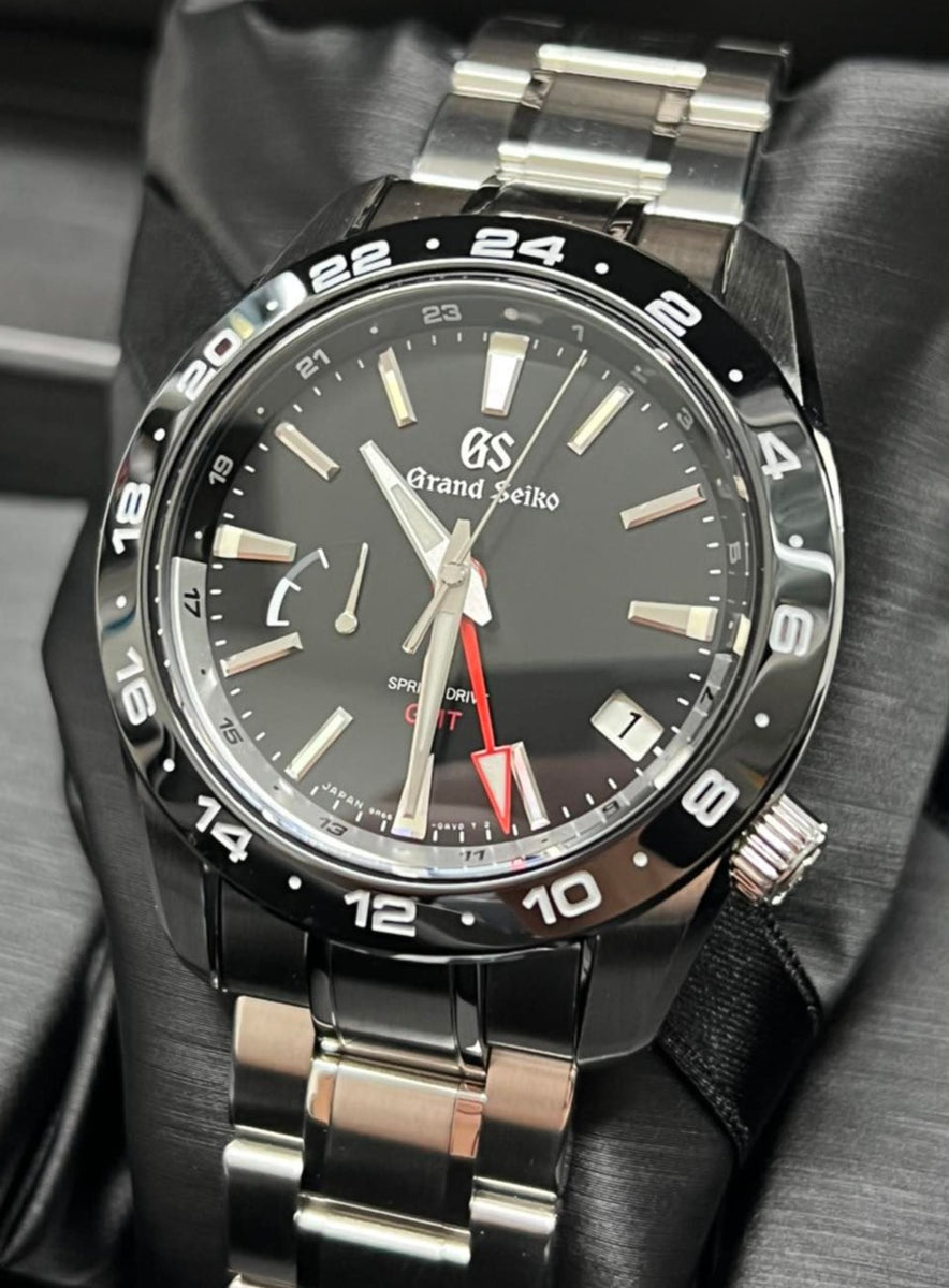 Grand Seiko Sport Collection 9R Spring Drive GMT Black-Dial SBGE253 – WATCH  OUTZ