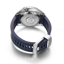 Crafter Blue 20mm Curved End Rubber Strap CB02 Navy Blue back (For Seiko Sumo) www.watchoutz.com