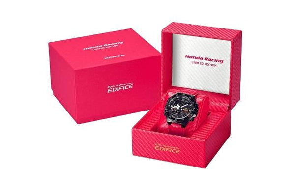 Casio Edifice 20th Anniversary x Honda Racing Limited ECB-10HR-1ADR