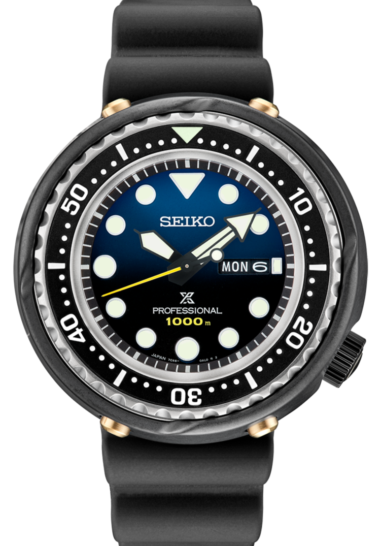 Seiko Prospex SBBN051 S23635 1986 Diver 35th Anniversary Quartz Tuna –  WATCH OUTZ