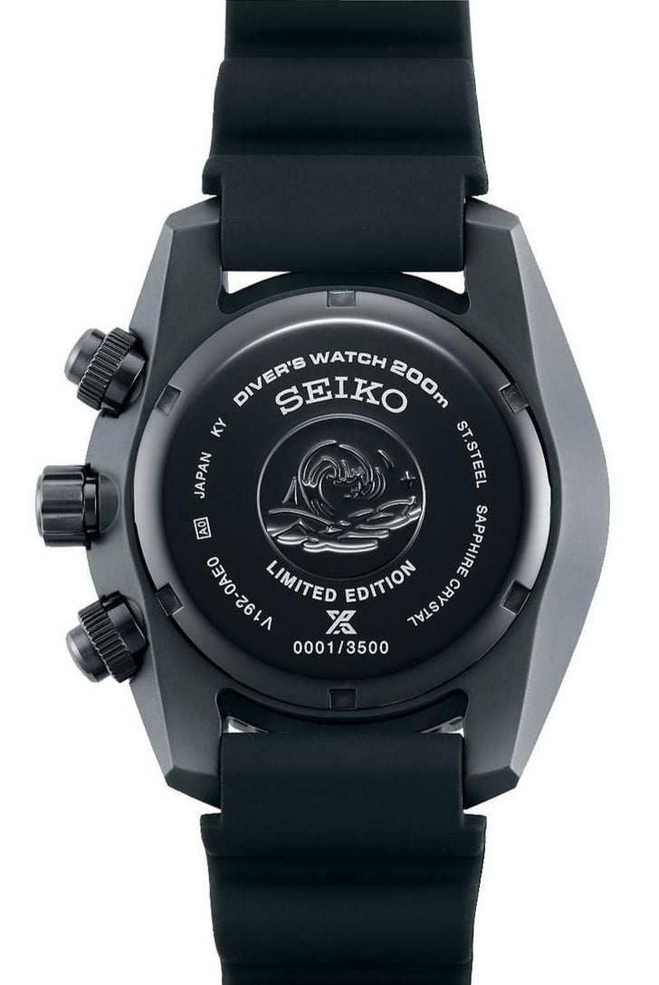 Seiko Prospex Solar Chronograph Diver Black Series Limited SBDL065 – WATCH  OUTZ